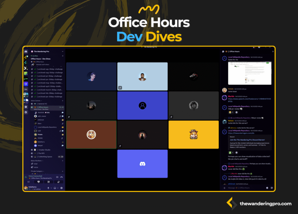 Dev Dives Office Hours Recap