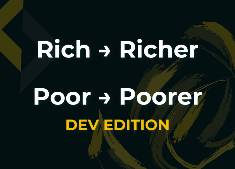 Read more about the article Rich Get Richer, Poor Get Poorer – Dev Edition