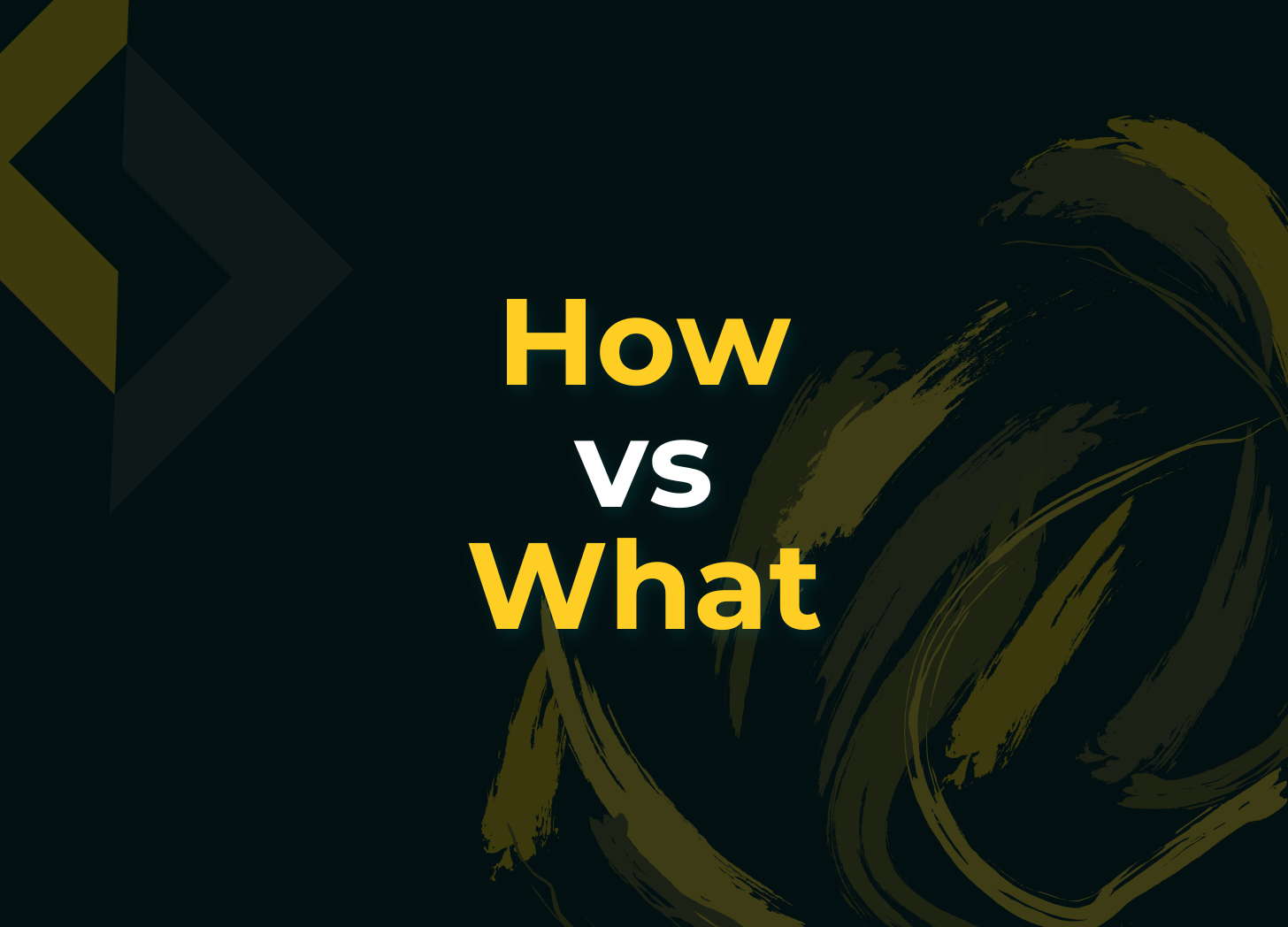 The What vs The How – Why Execution Isn’t Enough Anymore