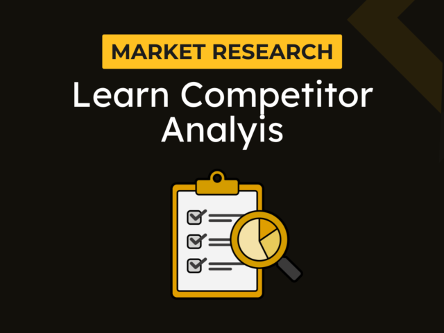 Competitor Analysis and Market Research Template