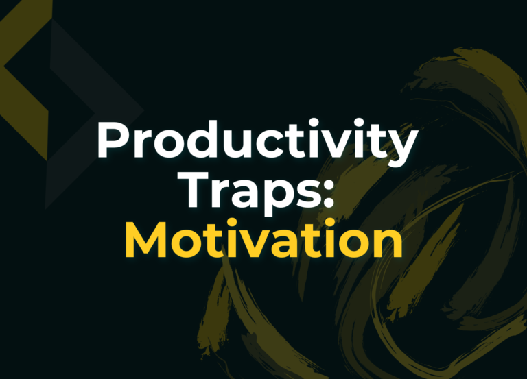 Read more about the article Productivity Traps: Motivation – The Spark That Runs Out