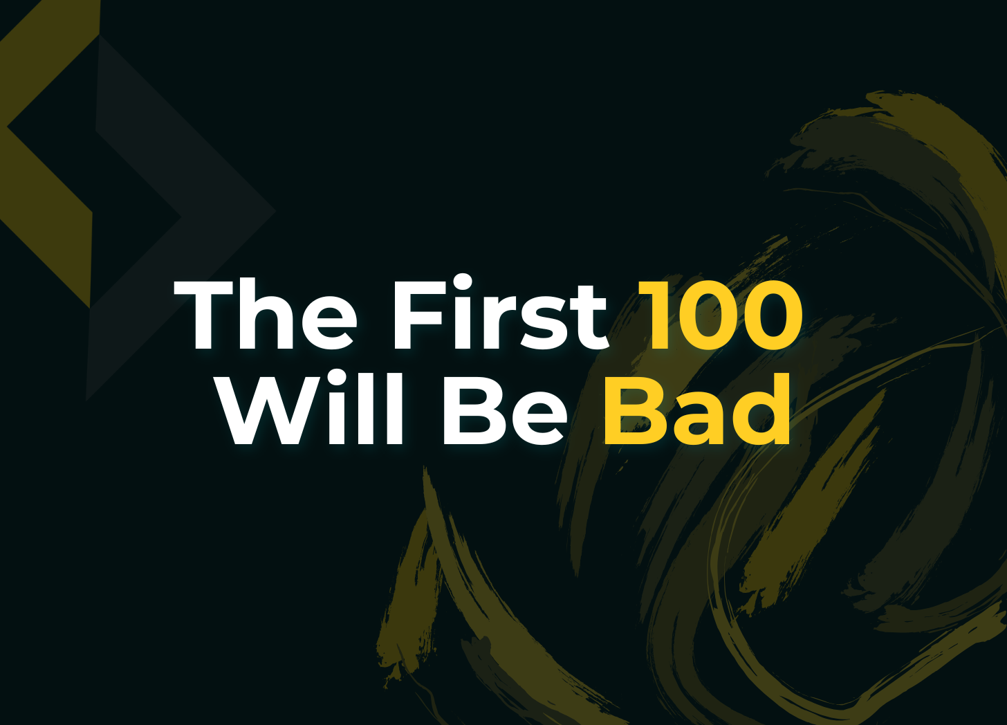 Read more about the article The First 100 Will Be Bad – Why Writing Unlocks Everything