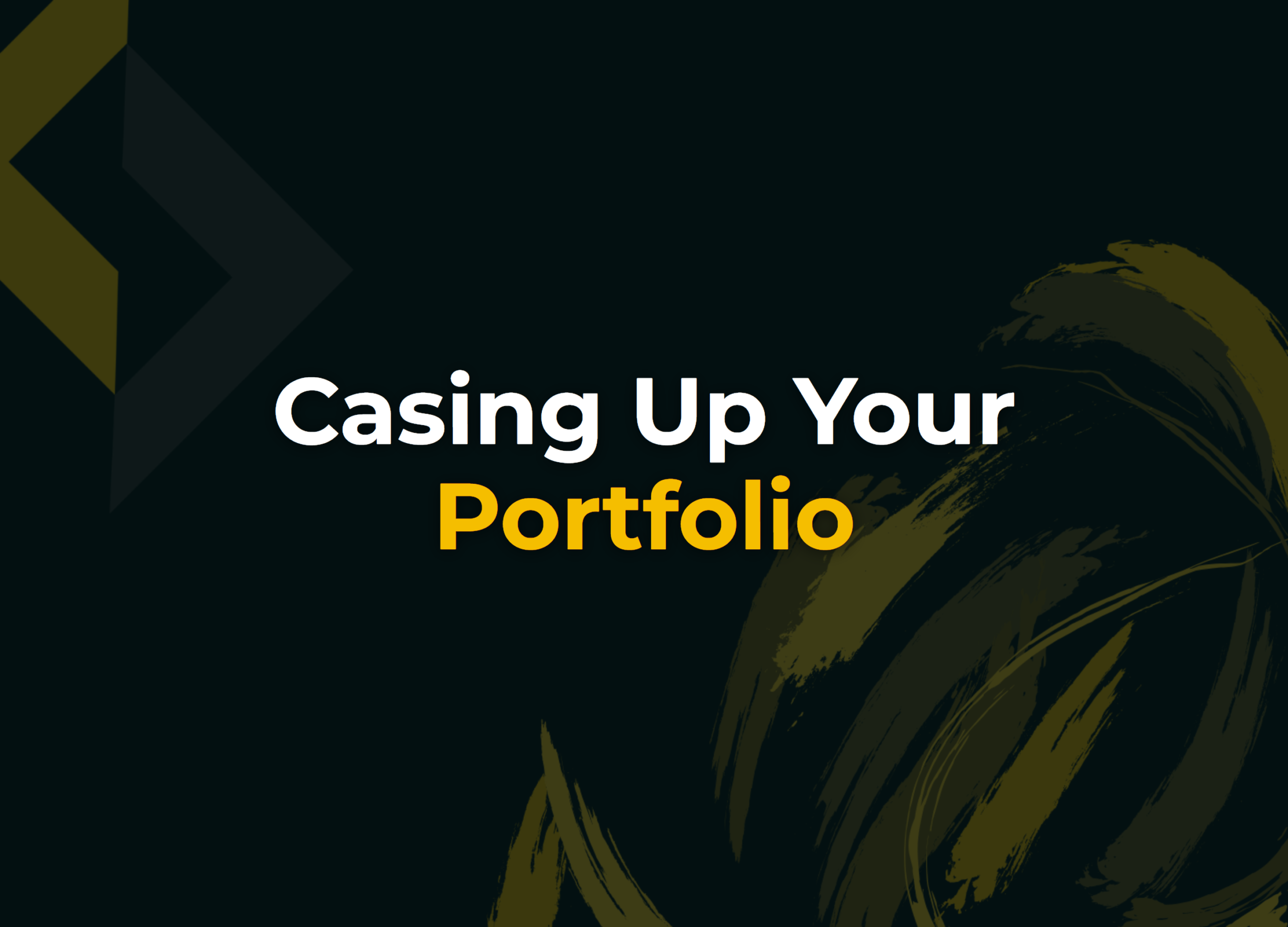 Read more about the article Casing Up Your Portfolio: Don’t Show, Do Tell