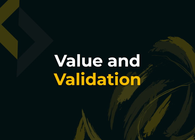 Read more about the article Value and Validation